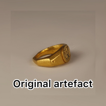 Load image into Gallery viewer, Brass Replica of Roman, Antique and Ancient Ring
