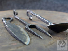 Load image into Gallery viewer, Hand Forged Dinner Set, Rustic Kitchen
