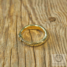 Load image into Gallery viewer, Brass Ouroboros Ring
